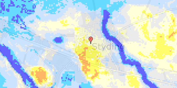 Ekstrem regn på Nyvang 7