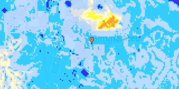 Ekstrem regn på Simmersted Byvej 5