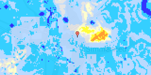 Ekstrem regn på Simmersted Byvej 10, st. th