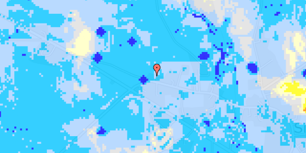 Ekstrem regn på Simmersted Byvej 26