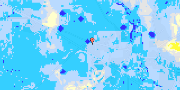 Ekstrem regn på Simmersted Byvej 31A