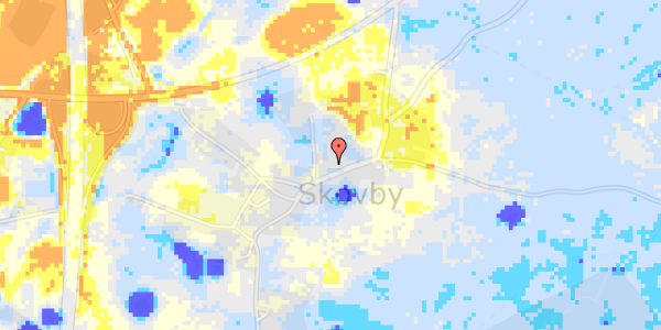 Ekstrem regn på Skovby Bygade 23