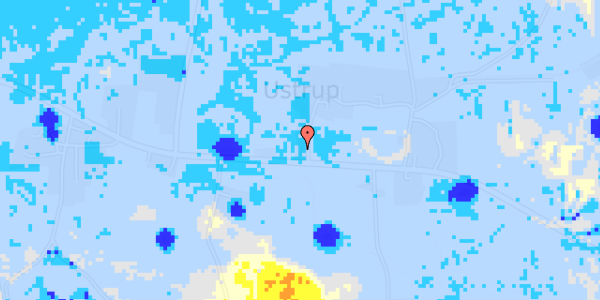 Ekstrem regn på Vismarlundvej 13