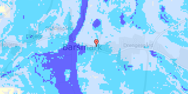 Ekstrem regn på Barsmark Bygade 95