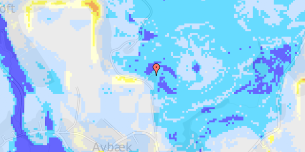 Ekstrem regn på Blåsholmvej 135