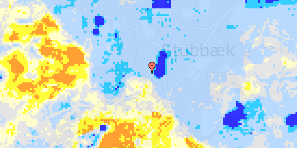 Ekstrem regn på Bybakken 12