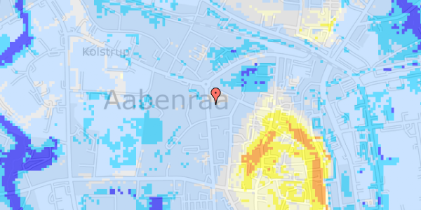 Ekstrem regn på Callesensgade 5