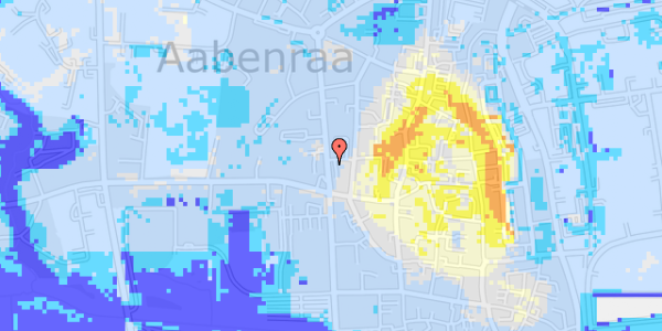 Ekstrem regn på Callesensgade 27, 1. tv