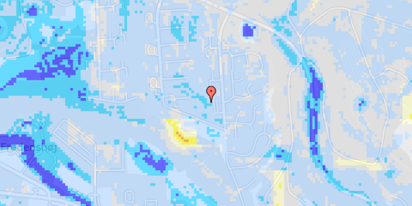 Ekstrem regn på Damms Teglgård 36, 1. mf