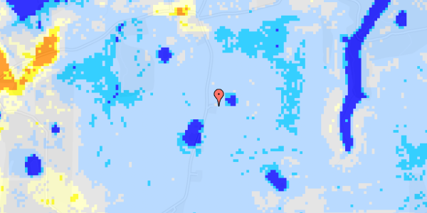 Ekstrem regn på Dybvighovedvej 204