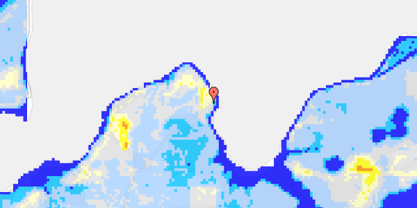 Ekstrem regn på Dybvighovedvej 300