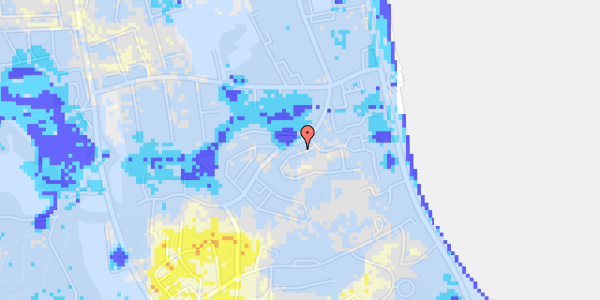 Ekstrem regn på Fjordløkke 6