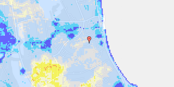 Ekstrem regn på Fjordløkke 27