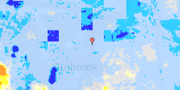 Ekstrem regn på Gammel Tinglevvej 14