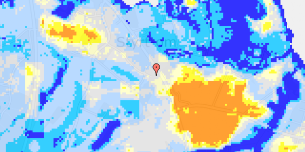 Ekstrem regn på Hviids Vej 29