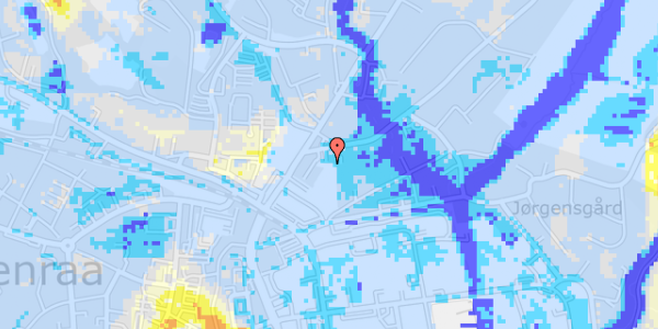 Ekstrem regn på Karpedam 4E