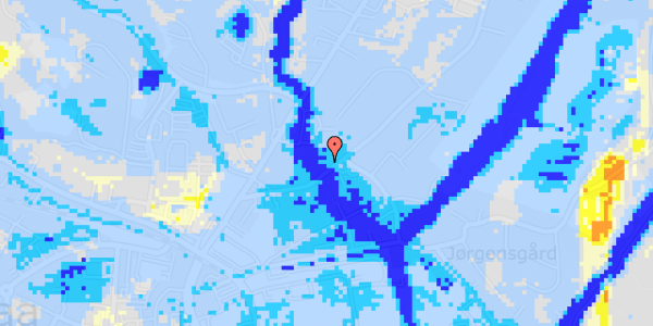 Ekstrem regn på Karpedam 17