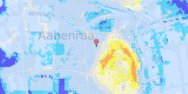 Ekstrem regn på Lavgade 21, st. 