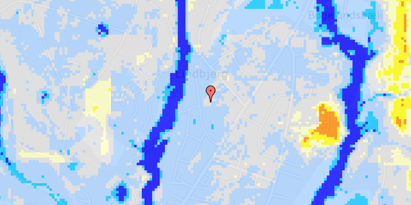 Ekstrem regn på Lindbjerg 18