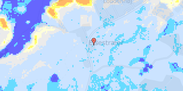 Ekstrem regn på Loddenhøjvej 110