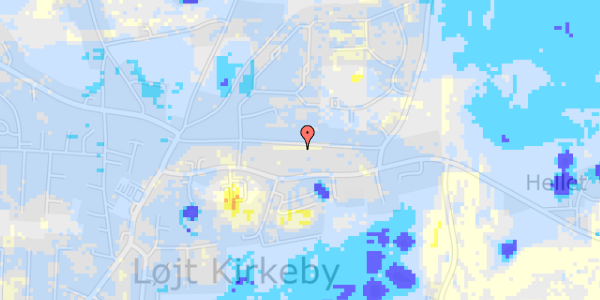 Ekstrem regn på Løjt Nørrevang 26