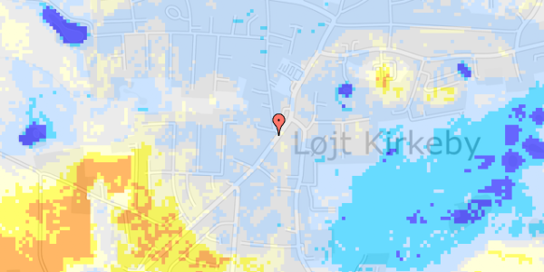 Ekstrem regn på Løjt Storegade 28