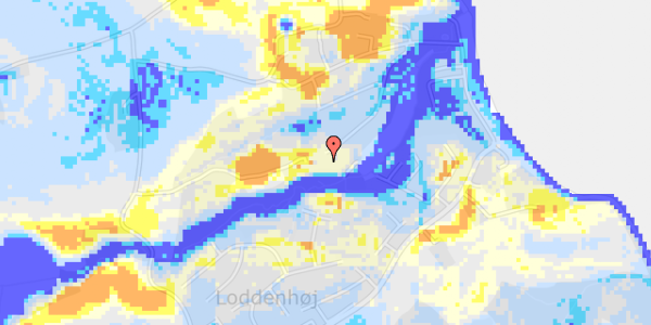 Ekstrem regn på Lønholt 53