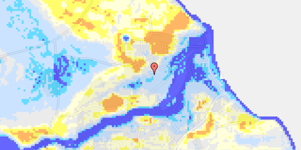 Ekstrem regn på Lønholt 77