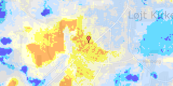 Ekstrem regn på Mosevej 5