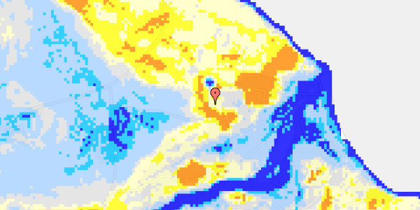 Ekstrem regn på Mølleforte 15, 1. 