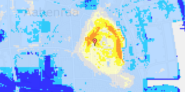 Ekstrem regn på Nygade 34