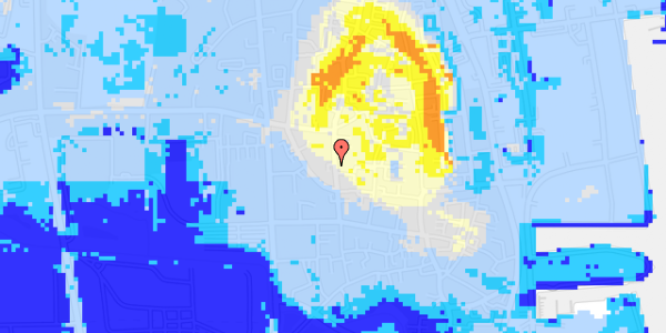 Ekstrem regn på Nygade 56, 1. th