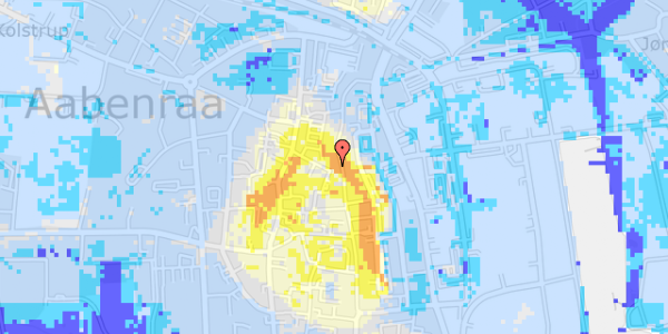 Ekstrem regn på Nørretorv 4A