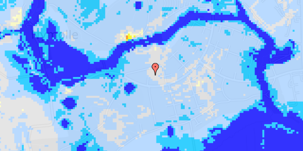 Ekstrem regn på Provstetoften 4