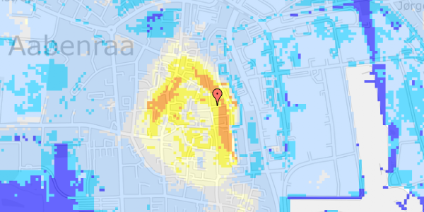 Ekstrem regn på Ramsherred 41B, 1. th