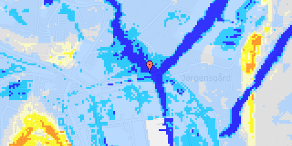 Ekstrem regn på Reberbanen 45, 1. th