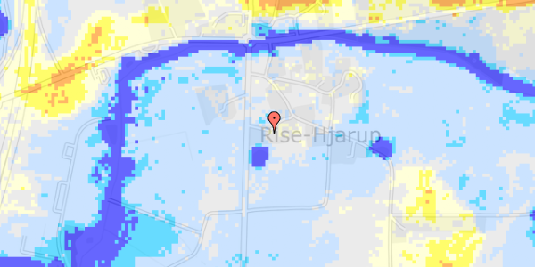 Ekstrem regn på Rise Hjarup Bygade 22