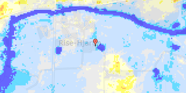 Ekstrem regn på Rise Hjarup Bygade 38