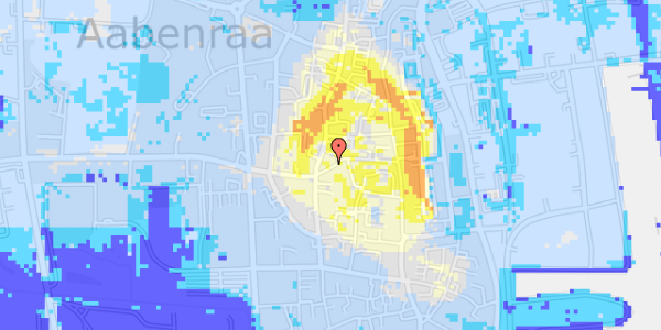 Ekstrem regn på Store Pottergade 18A