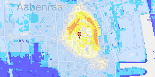 Ekstrem regn på Store Pottergade 27