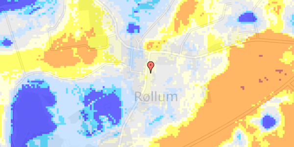 Ekstrem regn på Søndermark 9