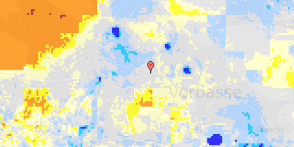 Ekstrem regn på Østergade 8