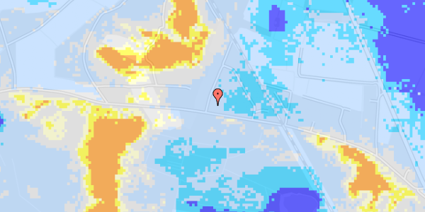 Ekstrem regn på Brudbjergvej 2