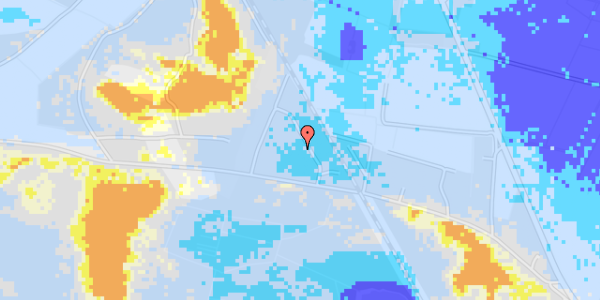 Ekstrem regn på Brudbjergvej 16