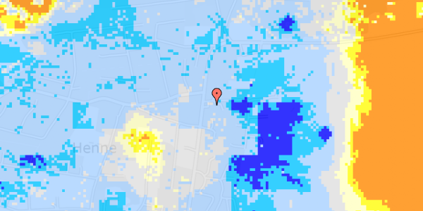 Ekstrem regn på Hennebysvej 40F