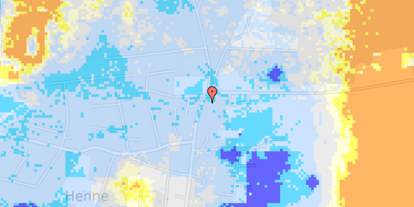 Ekstrem regn på Hennebysvej 60