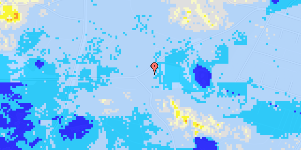 Ekstrem regn på Houstrup Strandvej 21