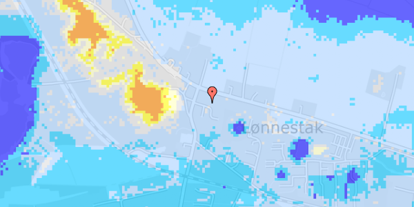 Ekstrem regn på Houstrupvej 164, 1. 