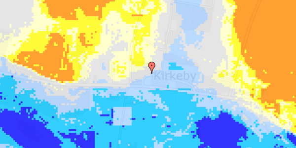 Ekstrem regn på Kirkebyvej 54A