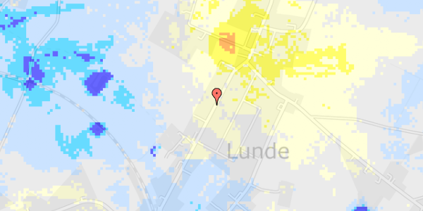 Ekstrem regn på Skolegade 33